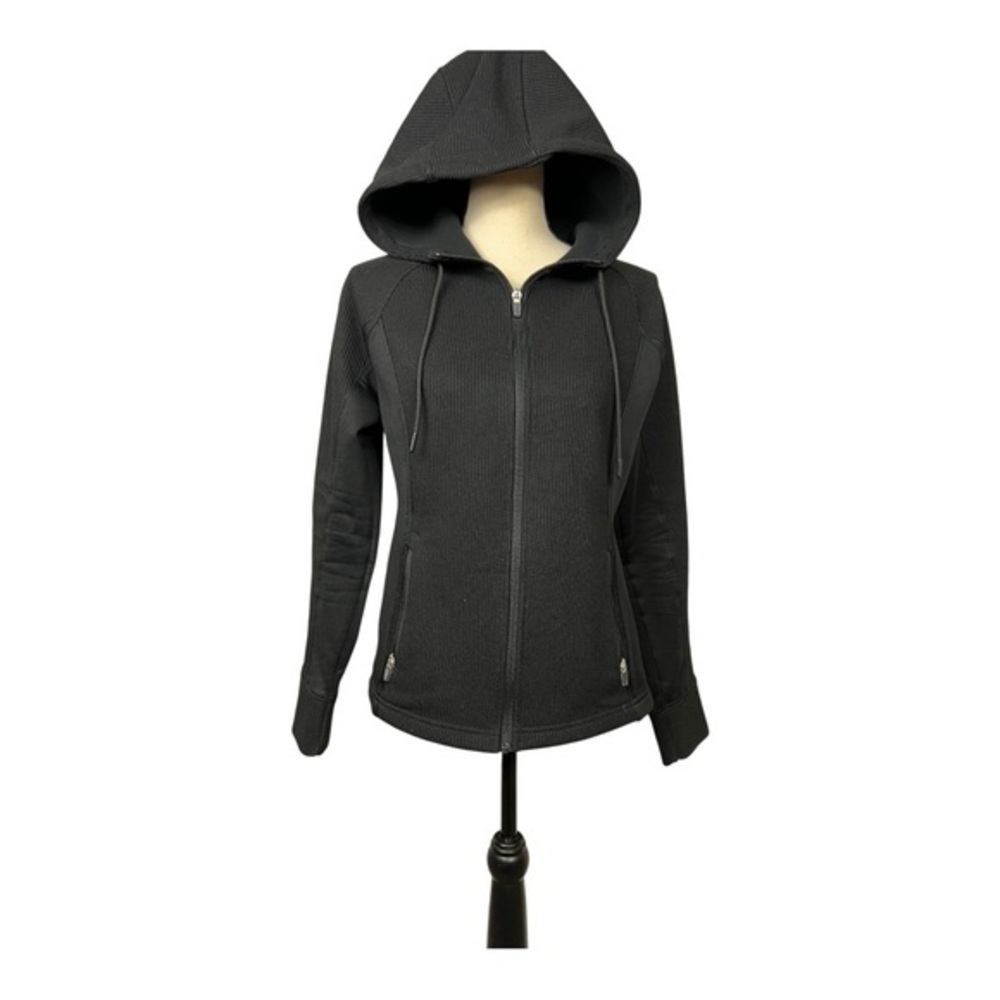 Swiss Tech Women's Black Zip-Up Hoodie Size S